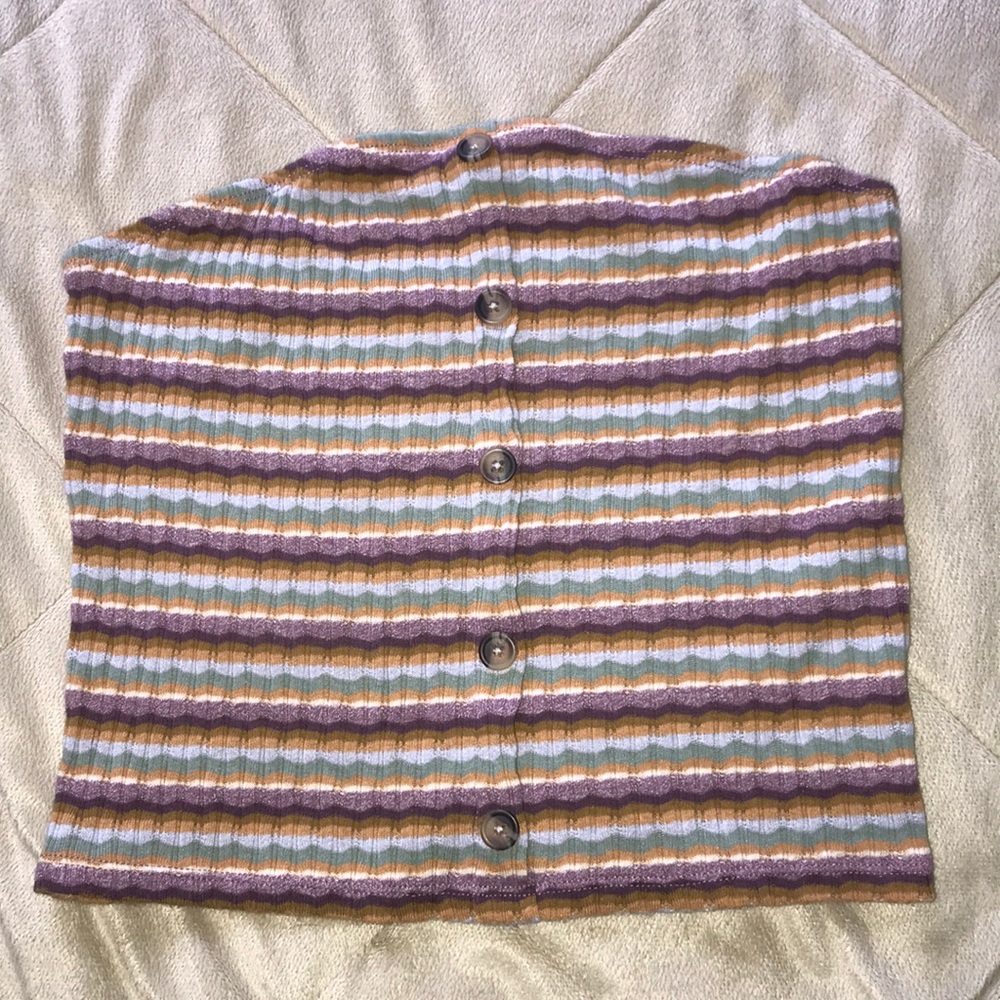 Strapless top